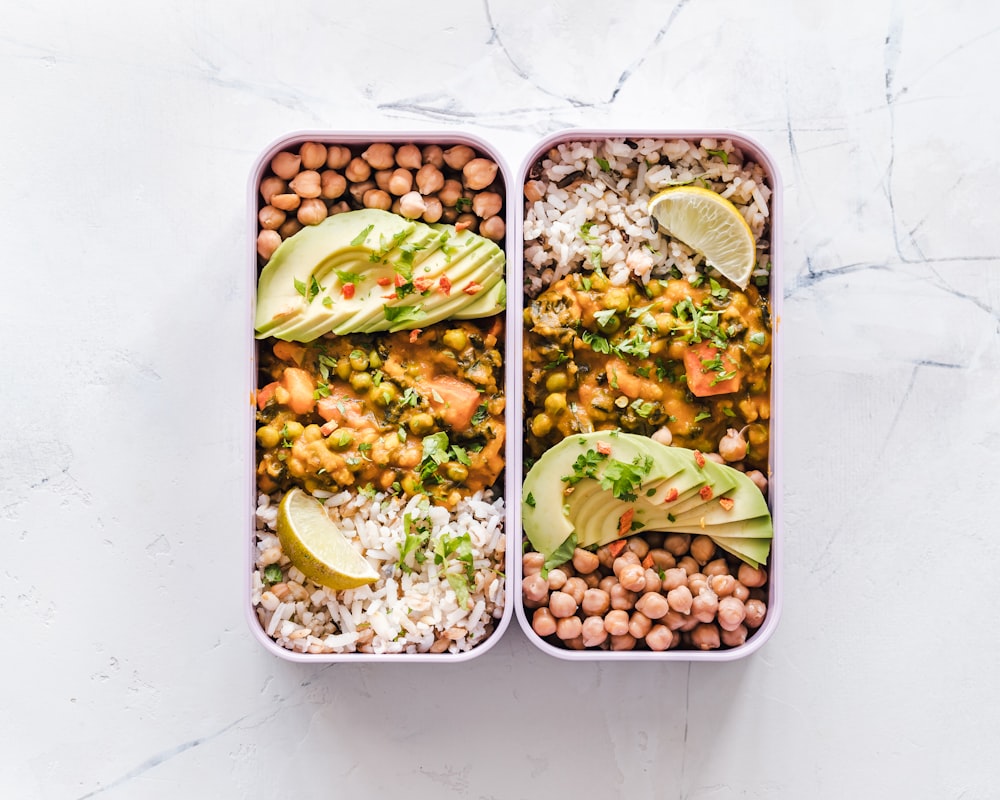 Healthy dinner components